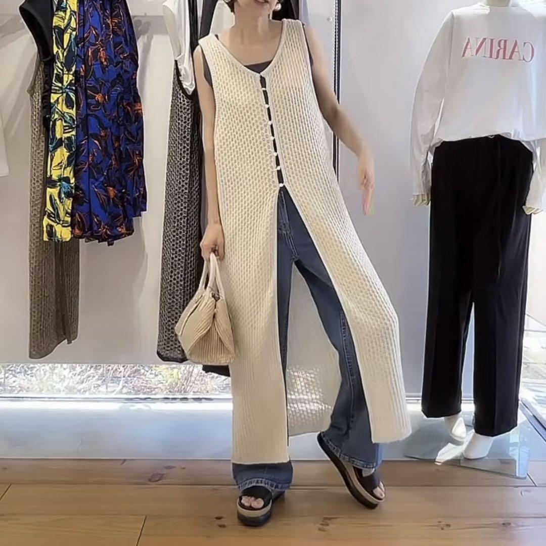 ニットジレ　新品