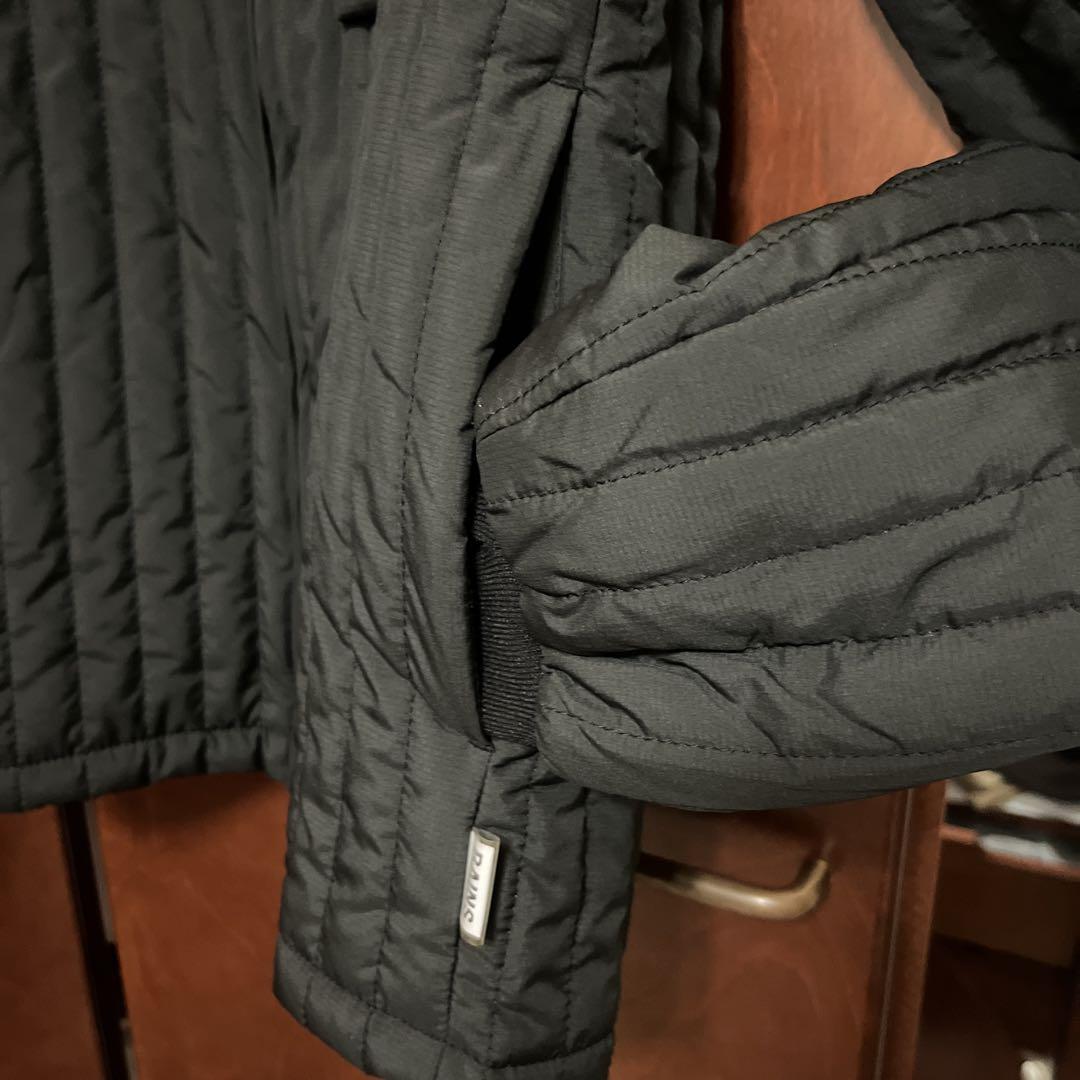 RAINSレインズ黒ノーカラーキルティングジャケット新品