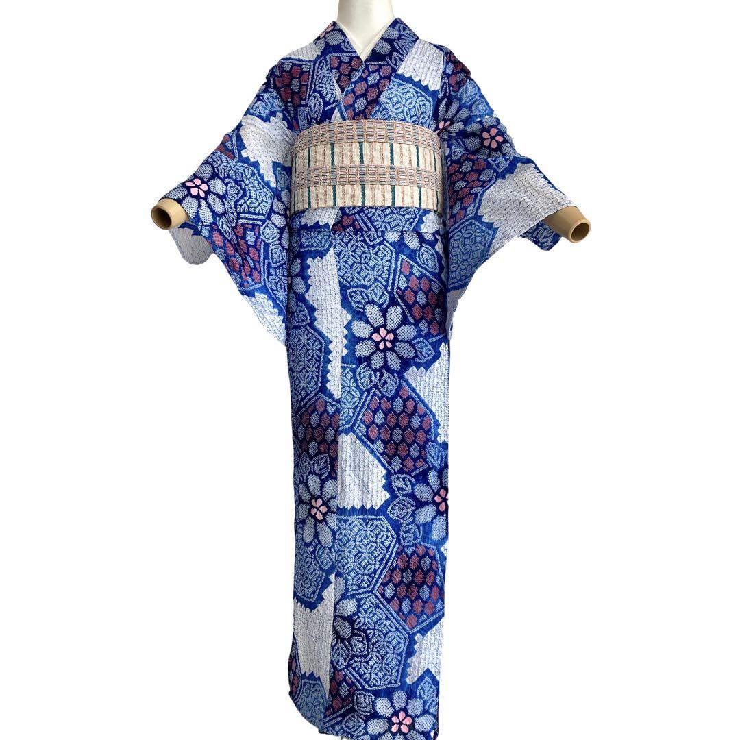 ™️  ★さとです★未使用品  ライトブルー  有松絞り  絞り  浴衣