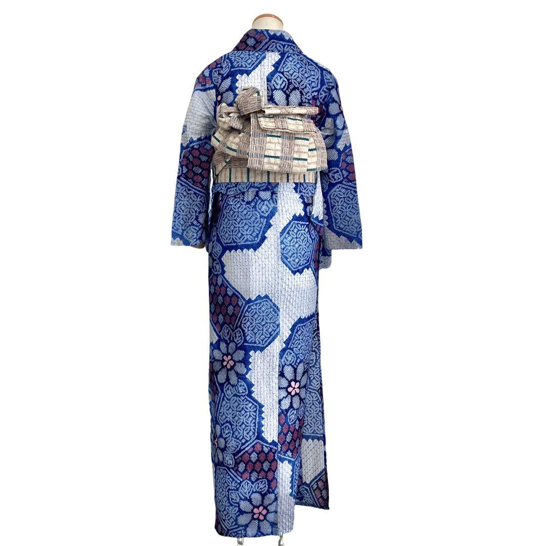 ™️  ★さとです★未使用品  ライトブルー  有松絞り  絞り  浴衣