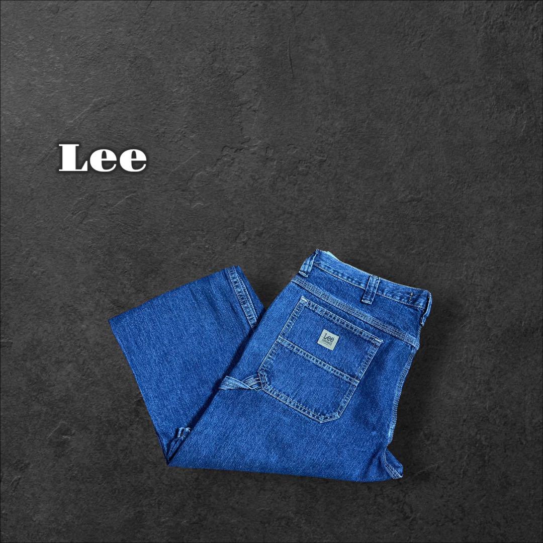 Lee リー ペインターパンツ デニム ワークパンツ 脱色 古着 ビッグサイズ