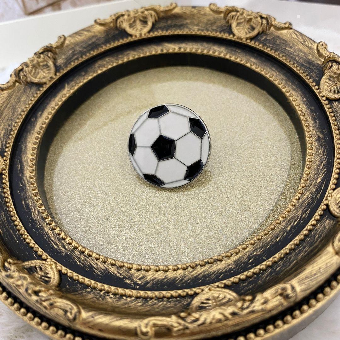 サッカーボール ピンバッチ サッカー フットサル サッカーグッズ
