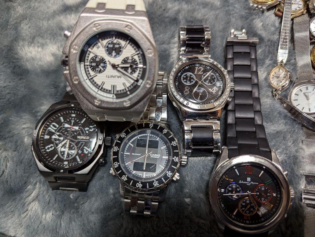 数量は多い  Men´s腕時計 ジャンク まとめ売り SEIKO他 時計