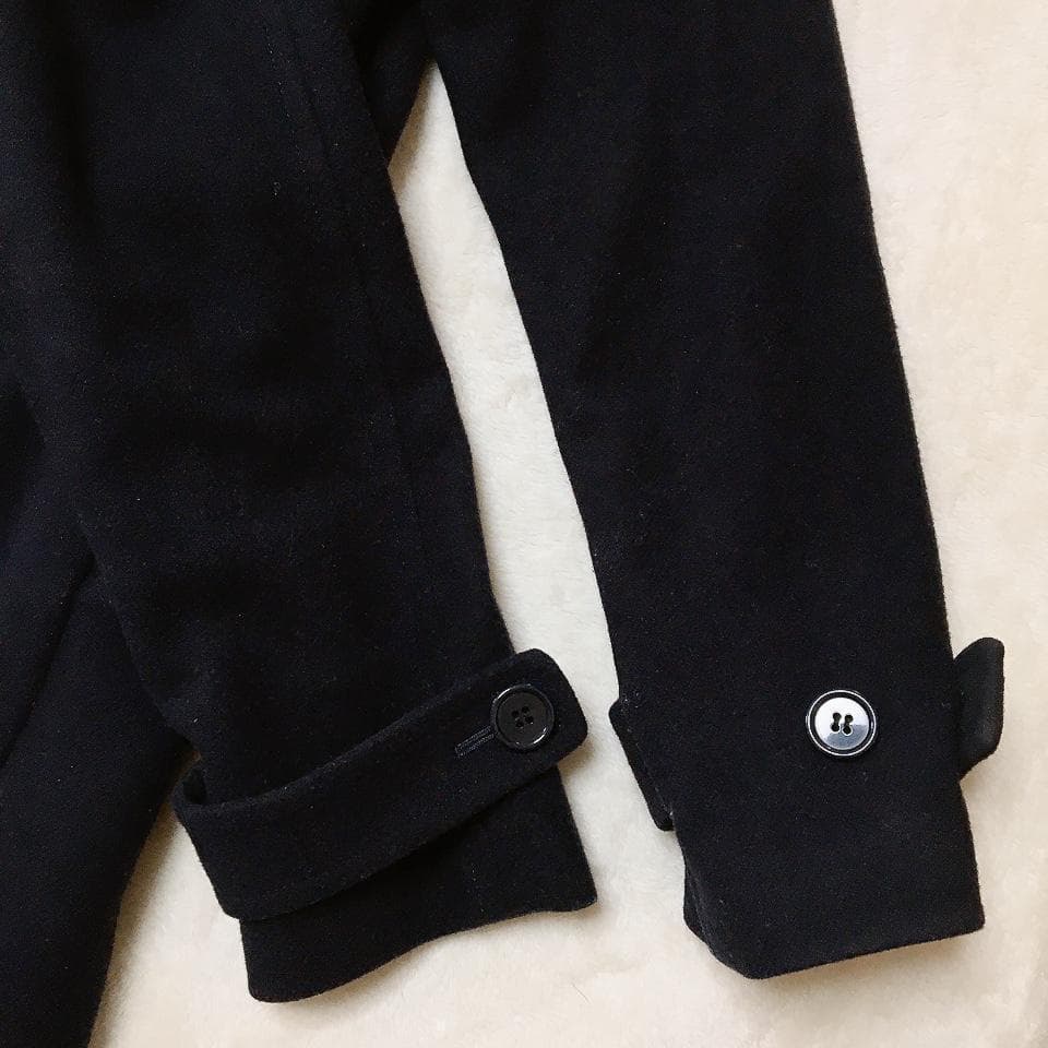 【美品】エリオポール カシミヤ混 ダブルブレスト ロングチェスターコート ウール