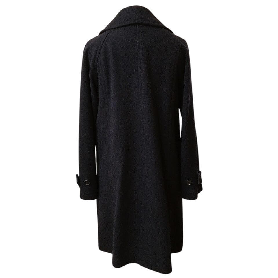 【美品】エリオポール カシミヤ混 ダブルブレスト ロングチェスターコート ウール