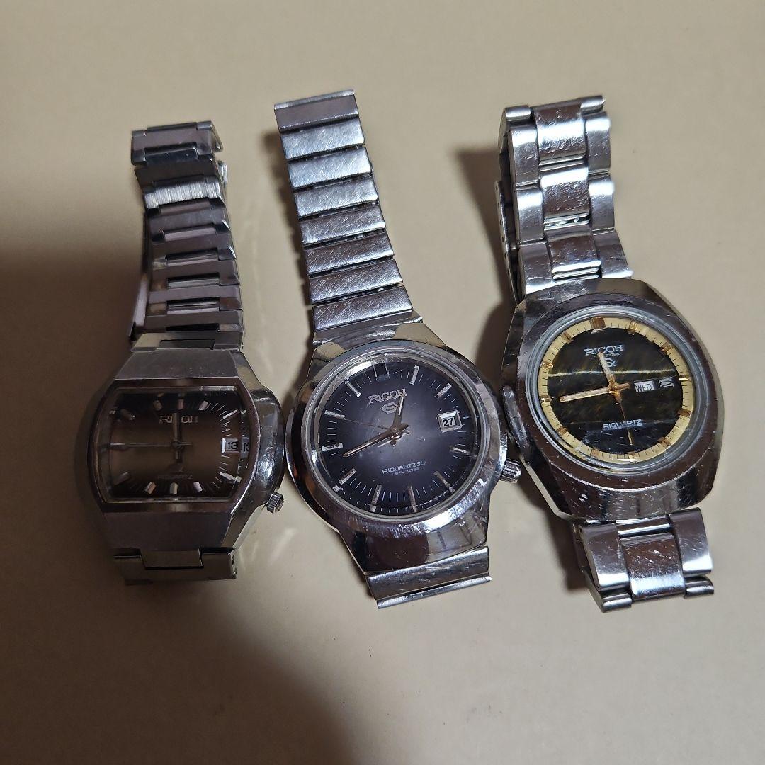 RICOH　時計　3個　ジャンク