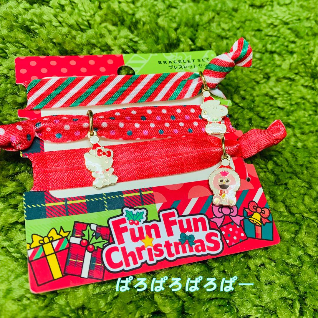 ユニバ USJ スヌーピー ハローキティ モッピー ブレスレットセット 新品 画像1