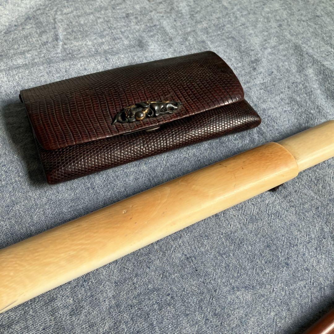 アンティーク　煙管と煙草入れセット