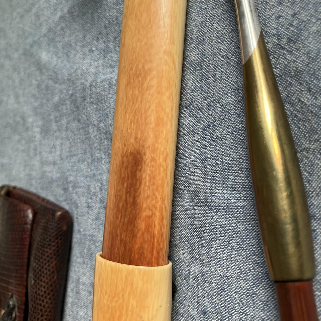 アンティーク　煙管と煙草入れセット