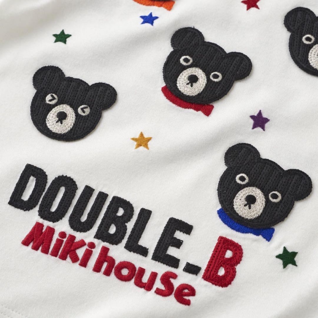 ダブルビー ミキハウス 男の子 ビーくん 半袖 トップス Tシャツ 90 新品