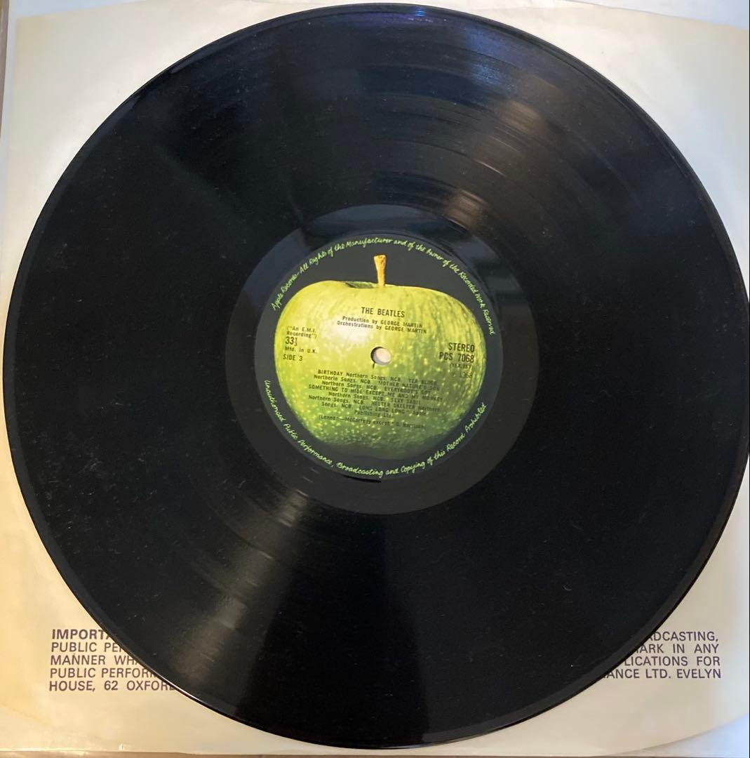 稀少UKホワイトアルバムBeatlesビートルズレコード 稀少UKホワイトアルバムBeatlesビートルズレコード