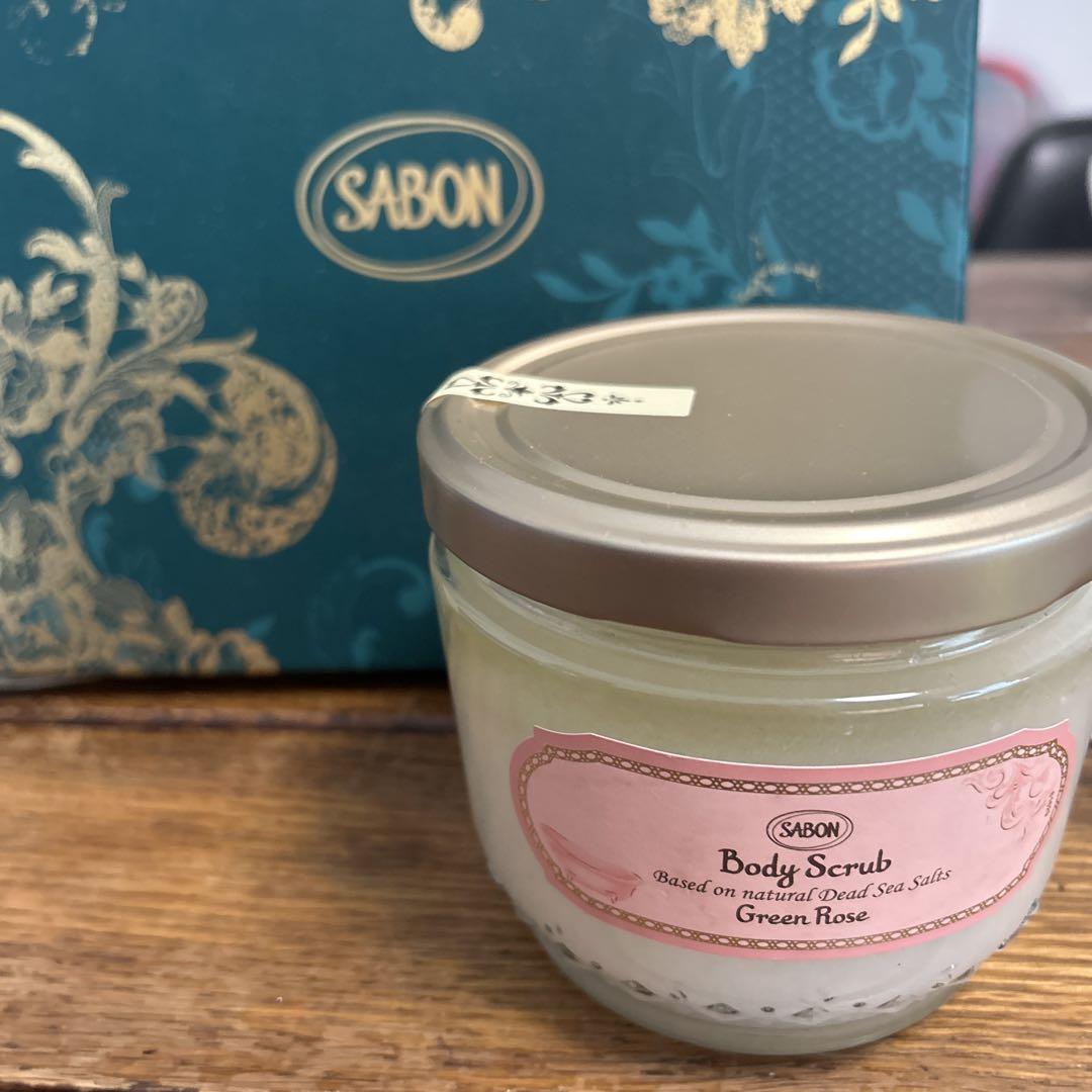 新品未使用　週末価格 SABON Body Scrub Green Rose