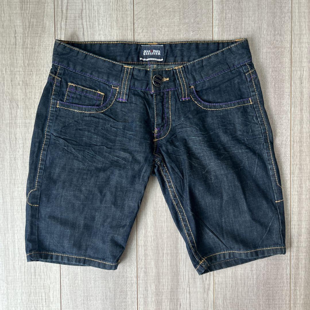 JEAN PAUL GAULTIER 'The Buttoned' デニムショートパンツ Jean Paul Gaultier - Jean Paul Gaultier | The Buttoned Blue