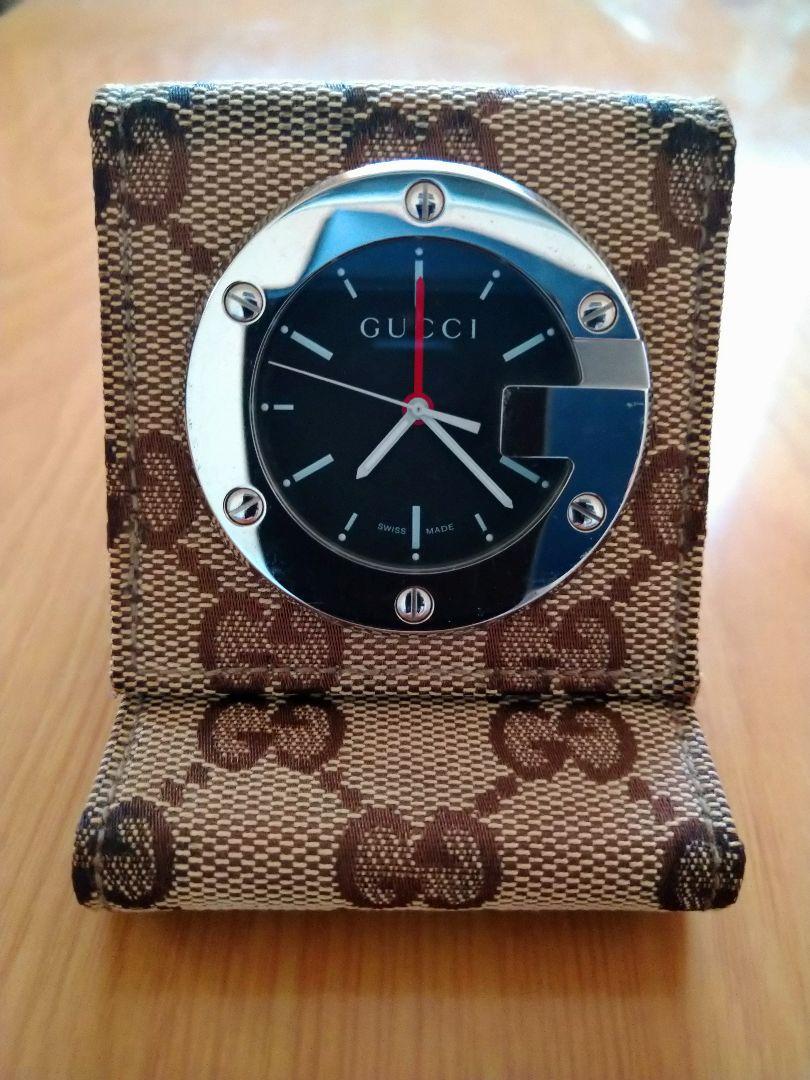 ✩たぬきち様専用☆ GUCCI トラベルクロック 置き時計 大特価放出! ✩たぬきち様専用☆ GUCCI トラベルクロック 置き時計 大特価放出!