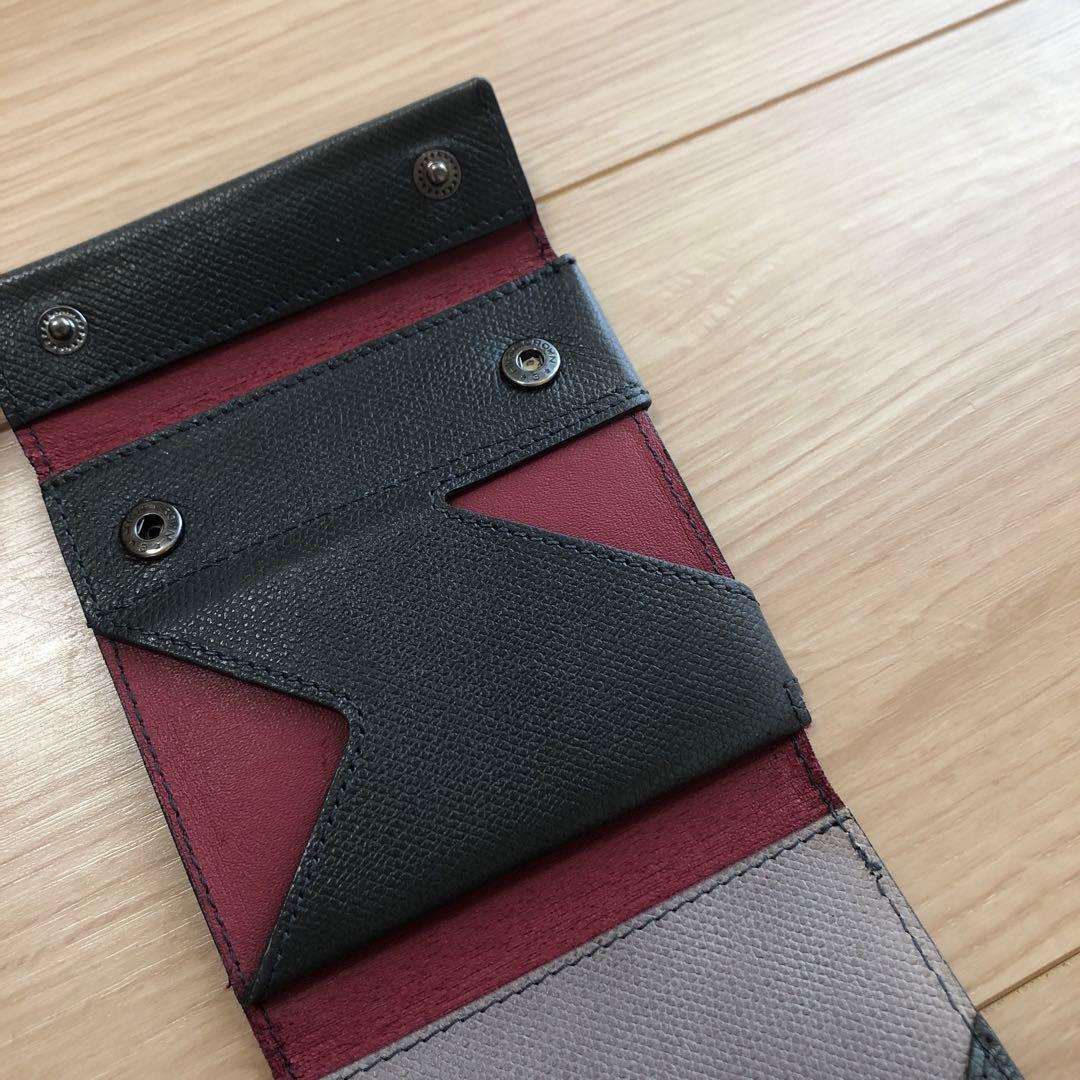 abrAsus 薄い財布　ダークグレー