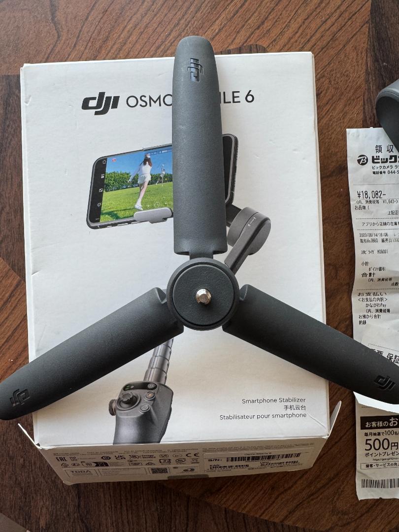 中古 DJI OSMO MOBILE 6 ジンバル スマホ用 動作保証 - メルカリ