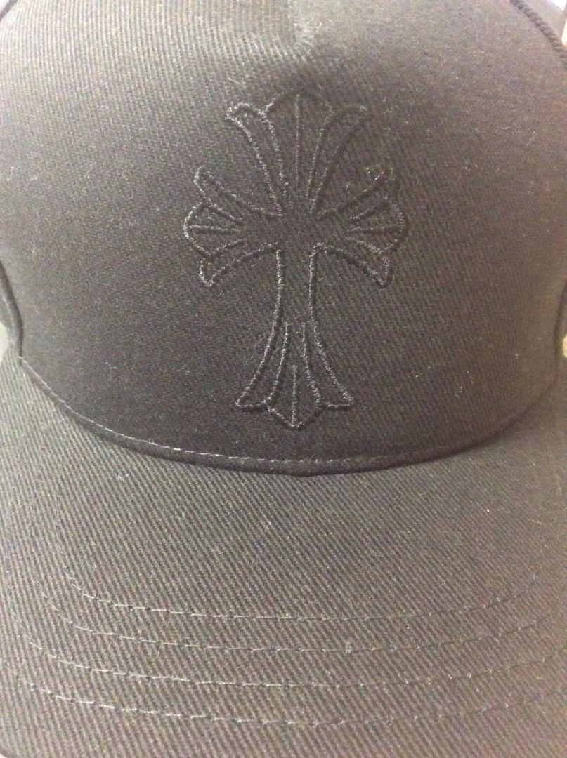 Chrome Hearts CHクロス デニム ベースボール キャップ