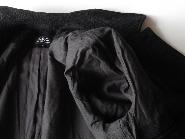 A.P.C. イタリア製生地 ウール ステンカラーコート XS