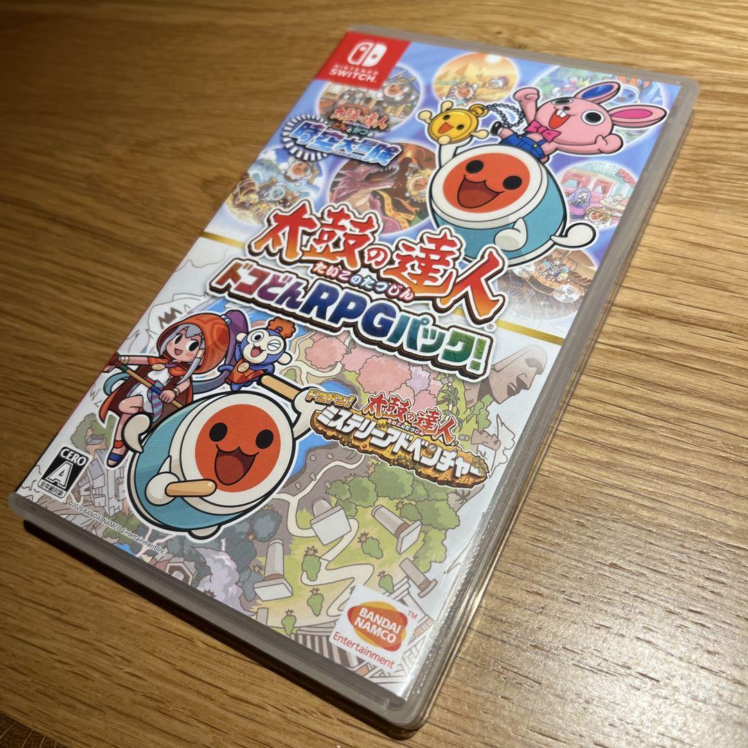 【Switch】 太鼓の達人 ドコどんRPGパック！太鼓とバチセット