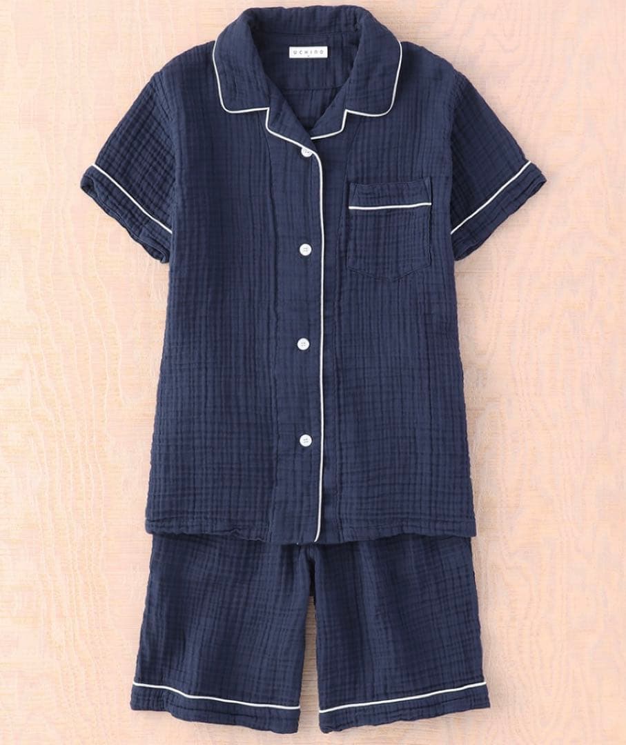 uchino 涼しい半袖パジャマL 2022年秋冬新作 womeninfashion.com