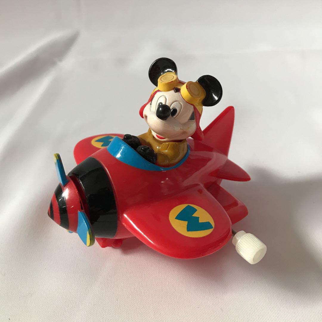 メルカリ ミッキーマウス ゼンマイ式セスナ機 飛行機 エアプレーン ディズニー 希少 キャラクターグッズ 1 100 中古や未使用のフリマ