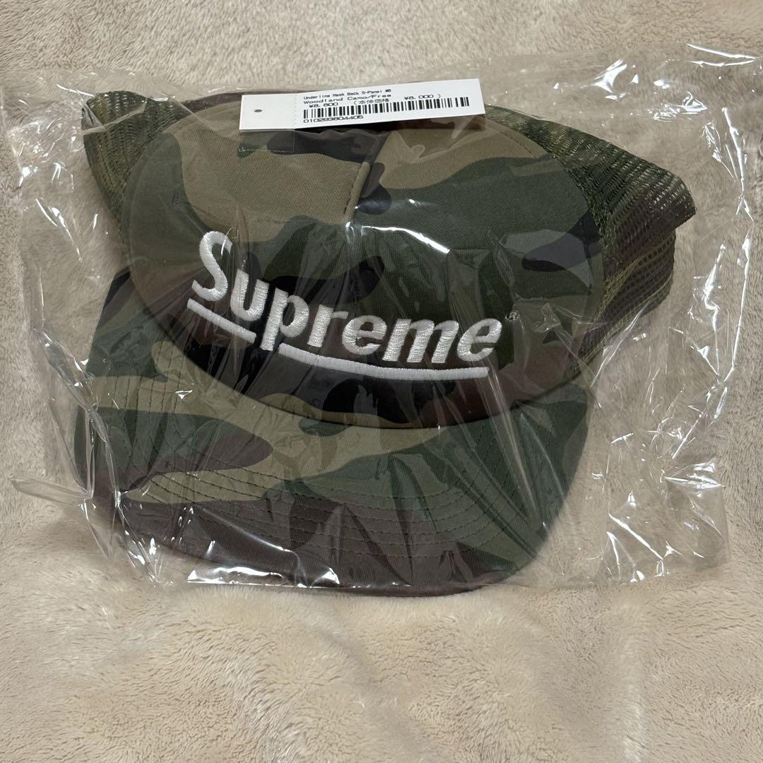 Supreme 迷彩 キャップ
