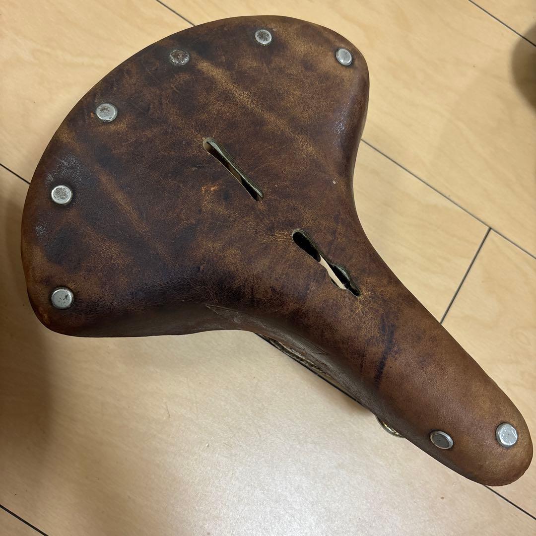 Orizuru 革サドル ビンテージ 自転車パーツ レトロ
