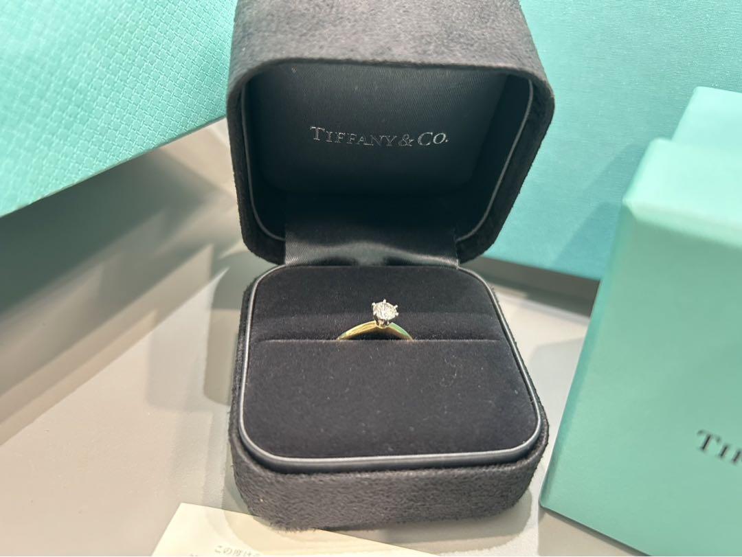 【美品】ティファニーダイヤリング婚約指輪　0.40ct/Tiffany& Co.