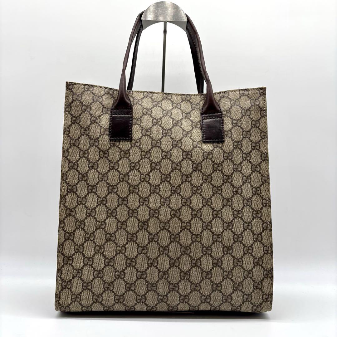 いラインアップ ✨GUCCI グッチ GG スプリーム PVC レザー トートバッグ A4 バッグ