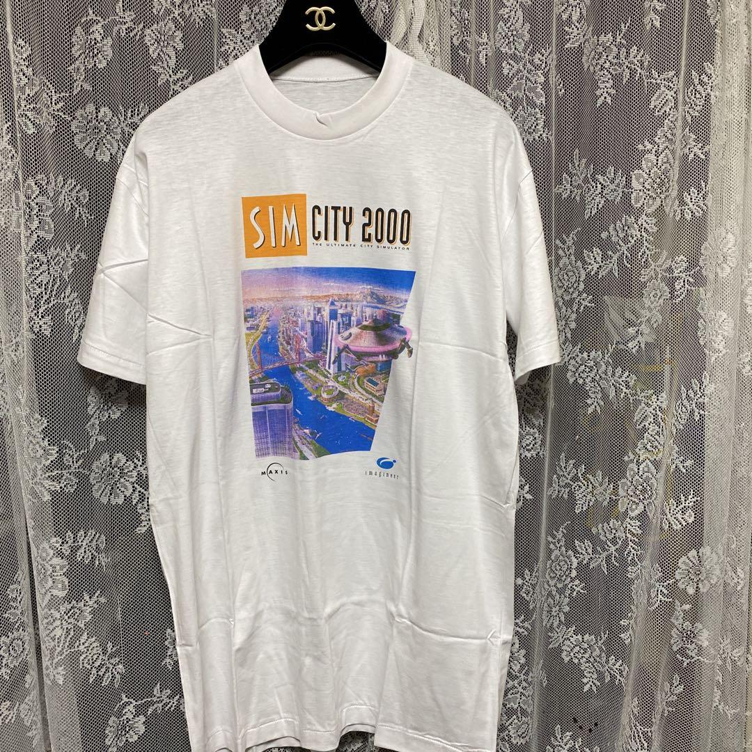 SIM CITY 2000 MAXISヴィンテージ企業Tシャツ