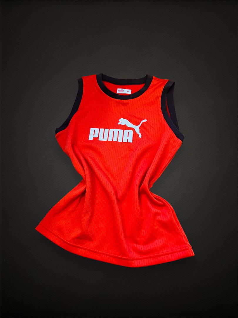 PUMA プーマ ビンテージ ユニt Y2K ピチT グランジ 海外 ノーム