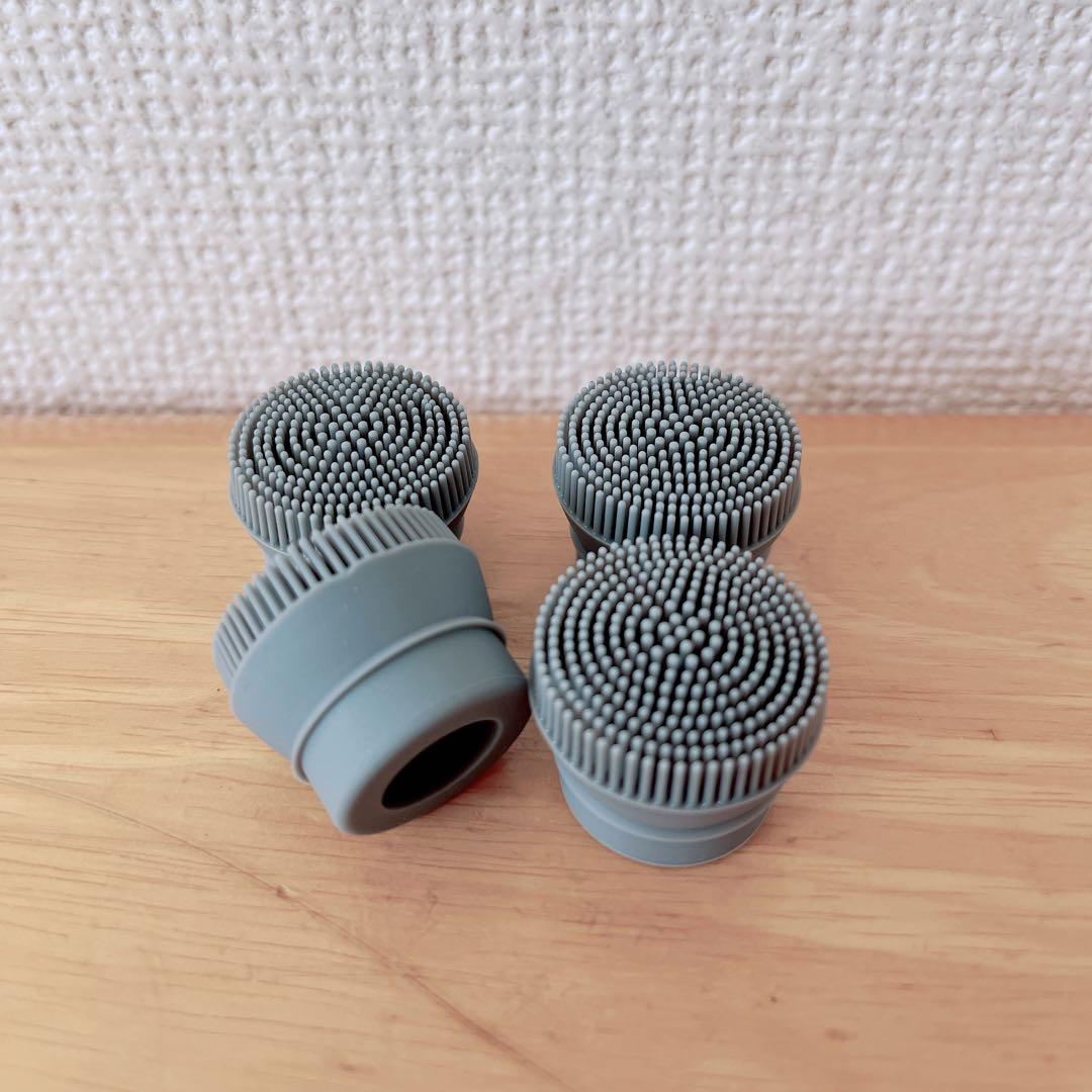 Youmay ブラシ 切替用 単品 顔用ブラシ4個 フェイスケア メイク