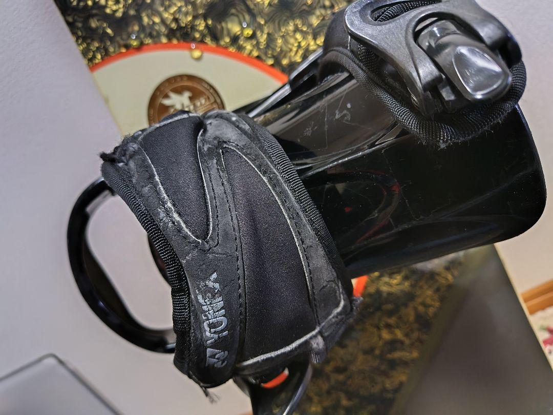 BURTON　スノーボード グレー/イエロー 　ビンディング　YONEX