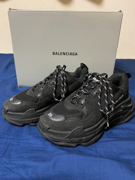 わせの BALENCIAGA(バレンシアガ)TRIPLE S CLEAR SOLE トリプルエス サイト無料 BALENCIAGA TripleS 39クリアソール ブラック スニーカー