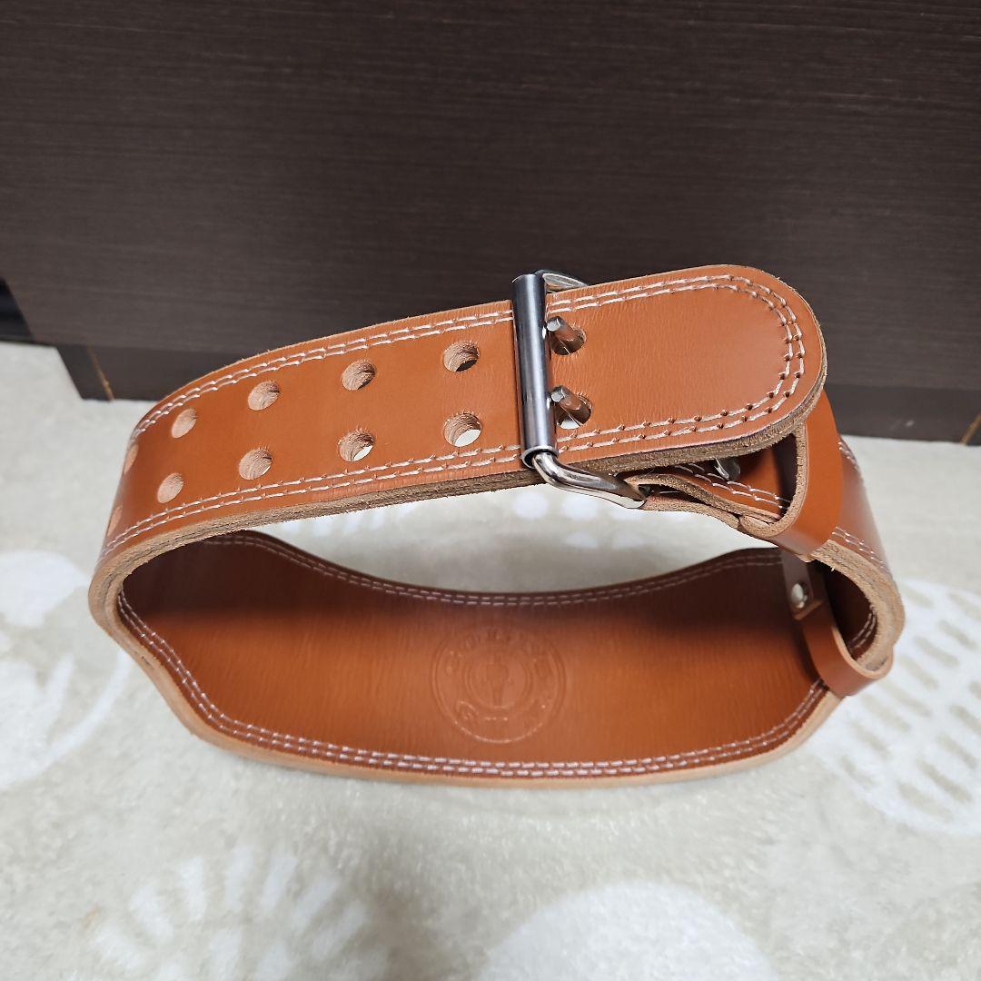 ゴールドジム　プロレザーベルト　Sサイズ