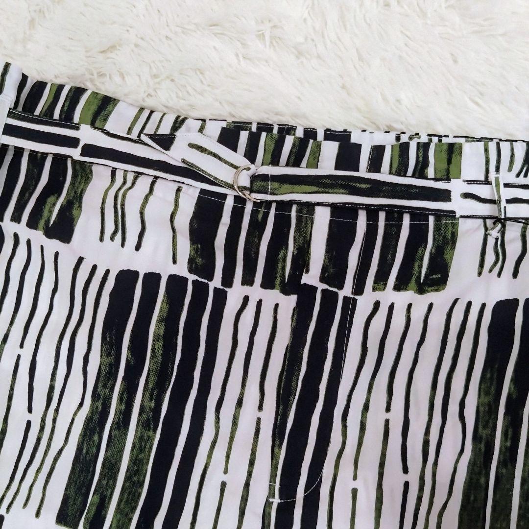 【爆売りセール開催中！】 to easy 新品✨️ wear 総柄パンツ グリーン✕白✕黒 パンツ