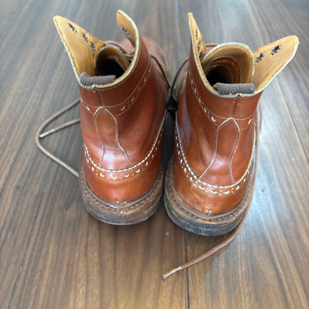 Tricker's ブローグワークブーツ 8.5 ブラウン Tricker's ブローグワークブーツ 8.5 ブラウン