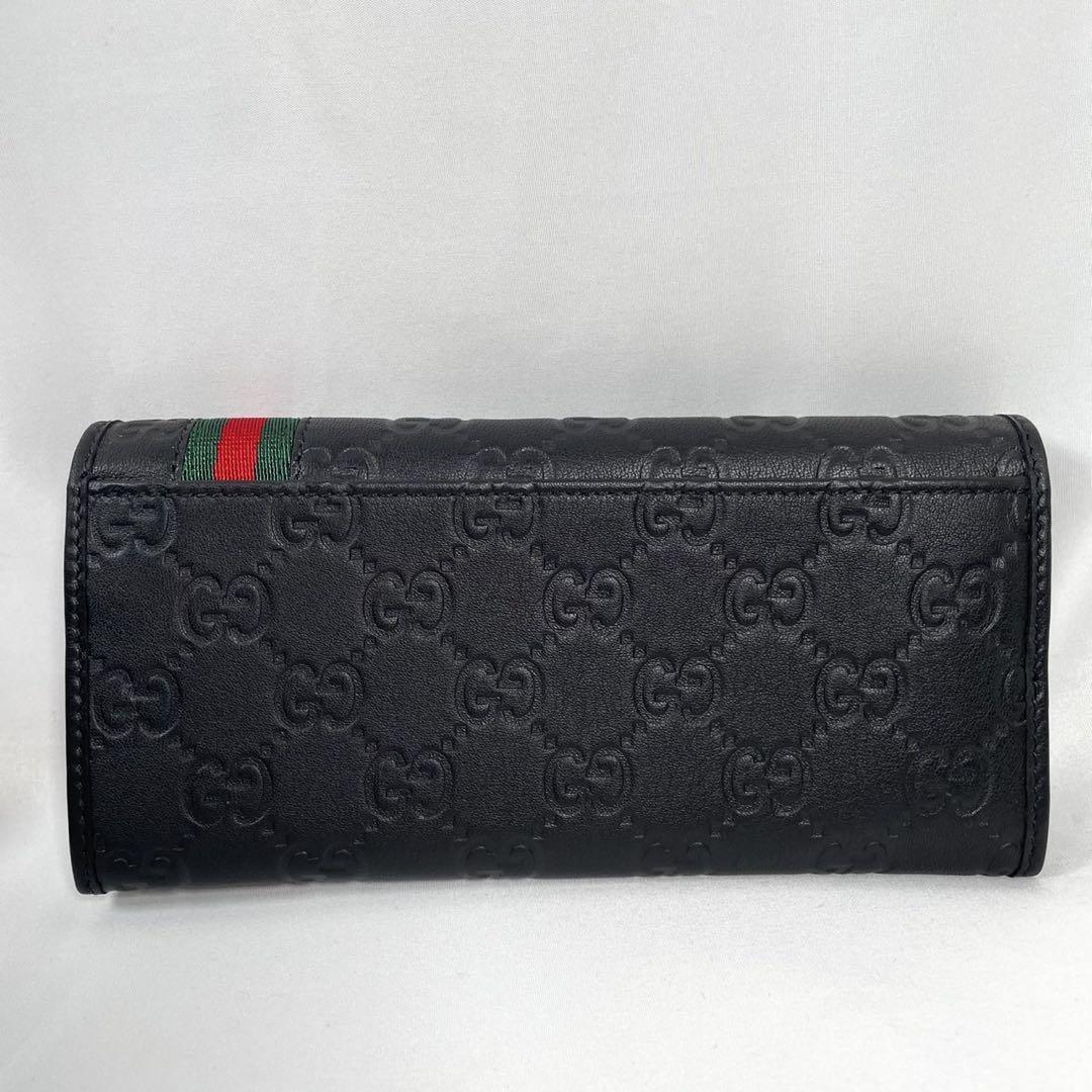 未使用 GUCCI グッチ 長財布 シェリーライン GG柄 レザー 箱付き 未使用 GUCCI グッチ 長財布 シェリーライン GG柄 レザー 箱付き