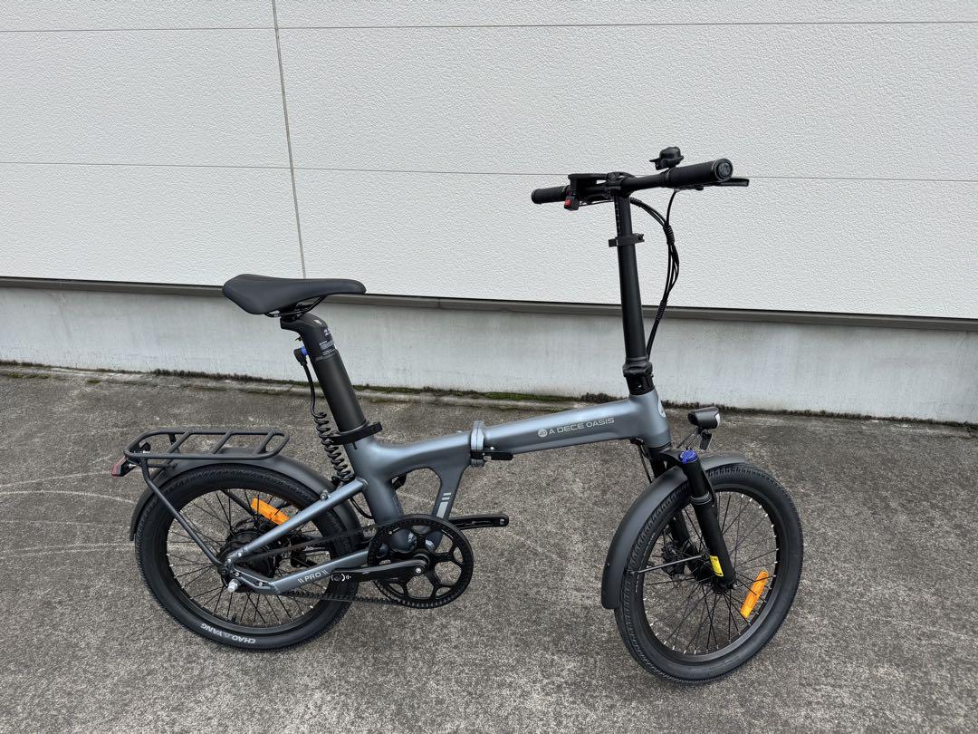 ADO AIR 20 PRO 折りたたみ電動アシスト自転車 グレー