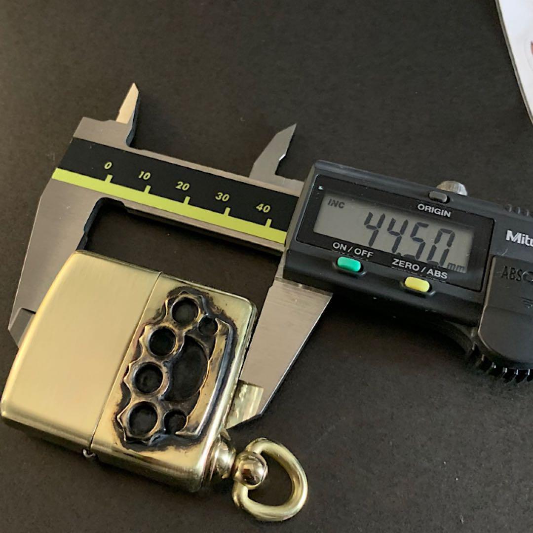 No.125 チョッパー Zippo アーマー　真鍮　ナックル 貼り