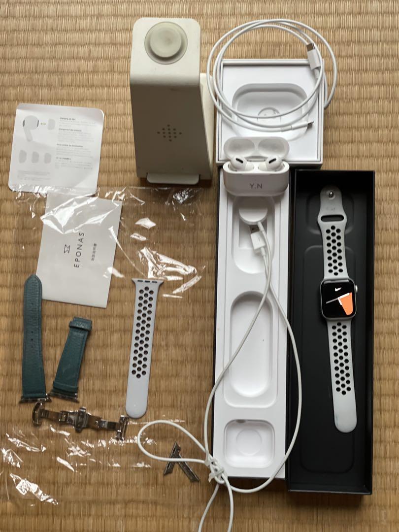 Apple Watch 5ナイキairpods proダブル出品