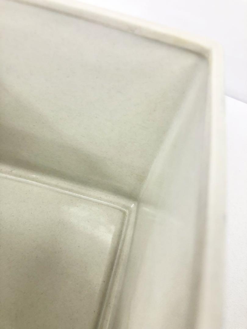 日本クラフト 砥部焼 小鳥 食パンケース 陶器 蓋物《こ160