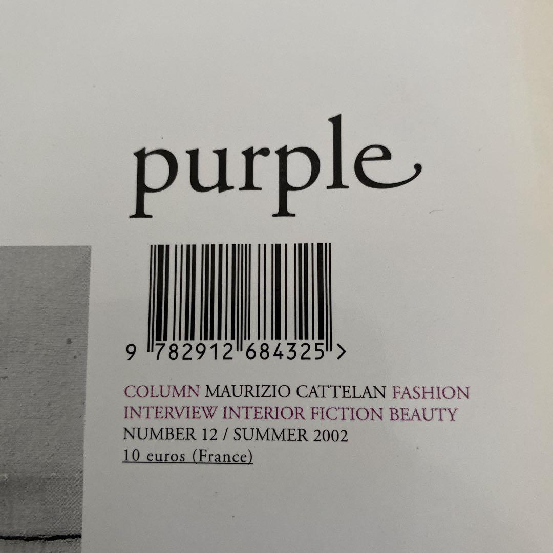 HOT人気SALE Purple magazine number12 Summer 2002 FNEQl-m68651625559 限定品国産