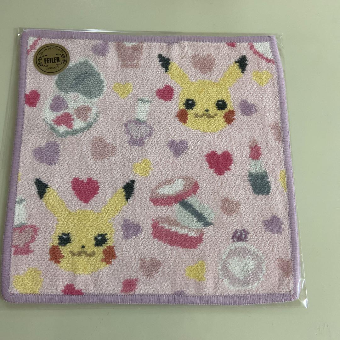 フェイラー　ポケモンラブリーコスメ　ハンカチ　3枚セット