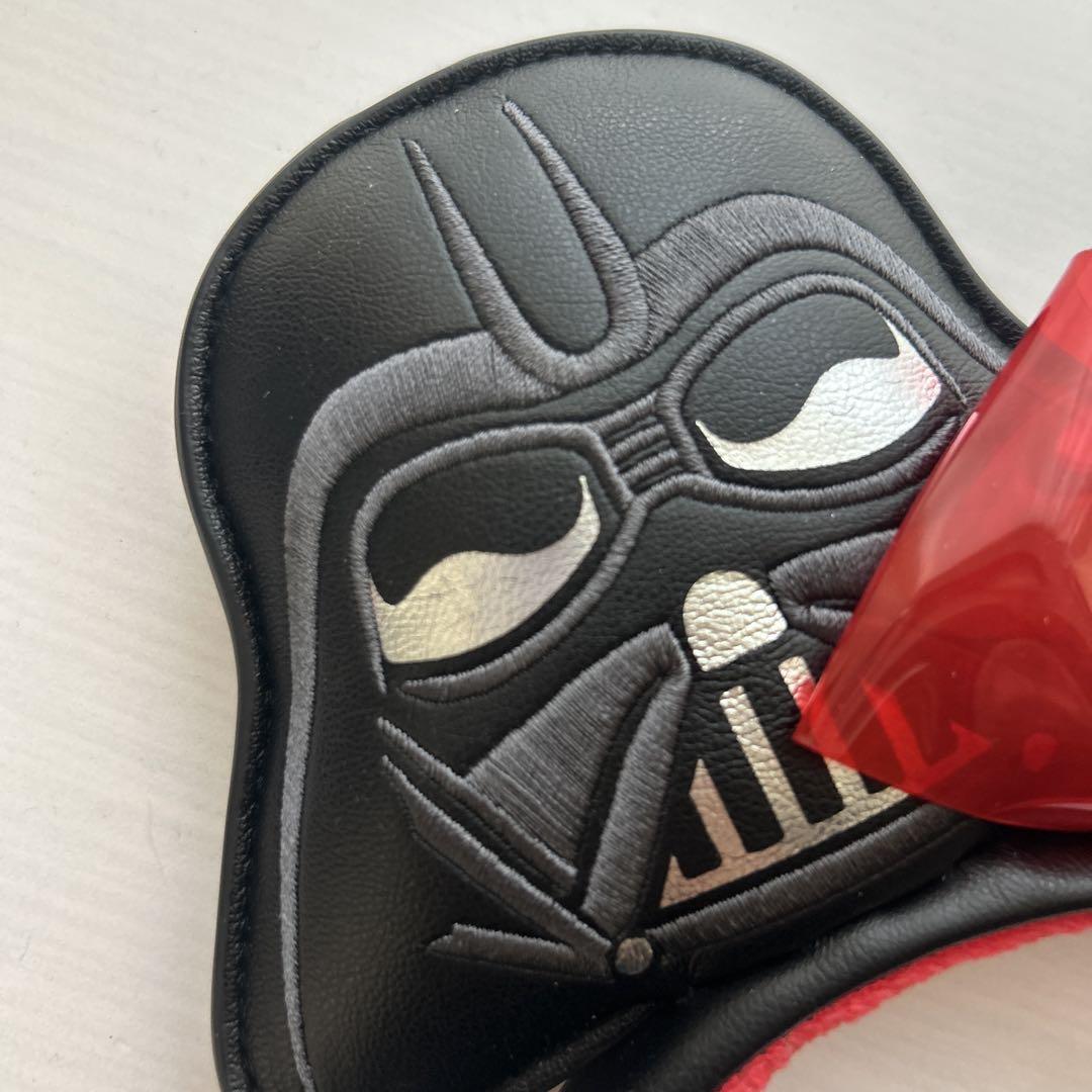 香港ディズニー ★Star Warsダースベイダー リボンカチューシャ 香港ディズニーランド限定！Star Wars ダースベイダー リボン