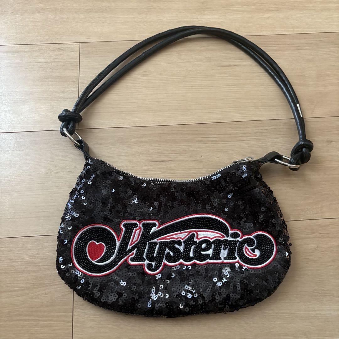 HYSTERIC GLAMOUR WRAPPED HEARTスパンコールバッグ
