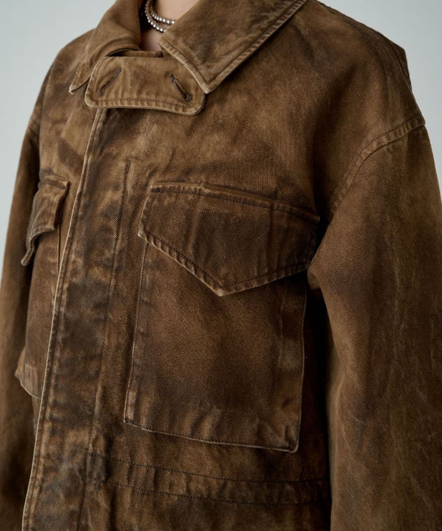 【Loungedress】【ainode】hinaseレザーライクブルゾン 【Loungedress】【ainode】hinaseレザーライクブルゾン