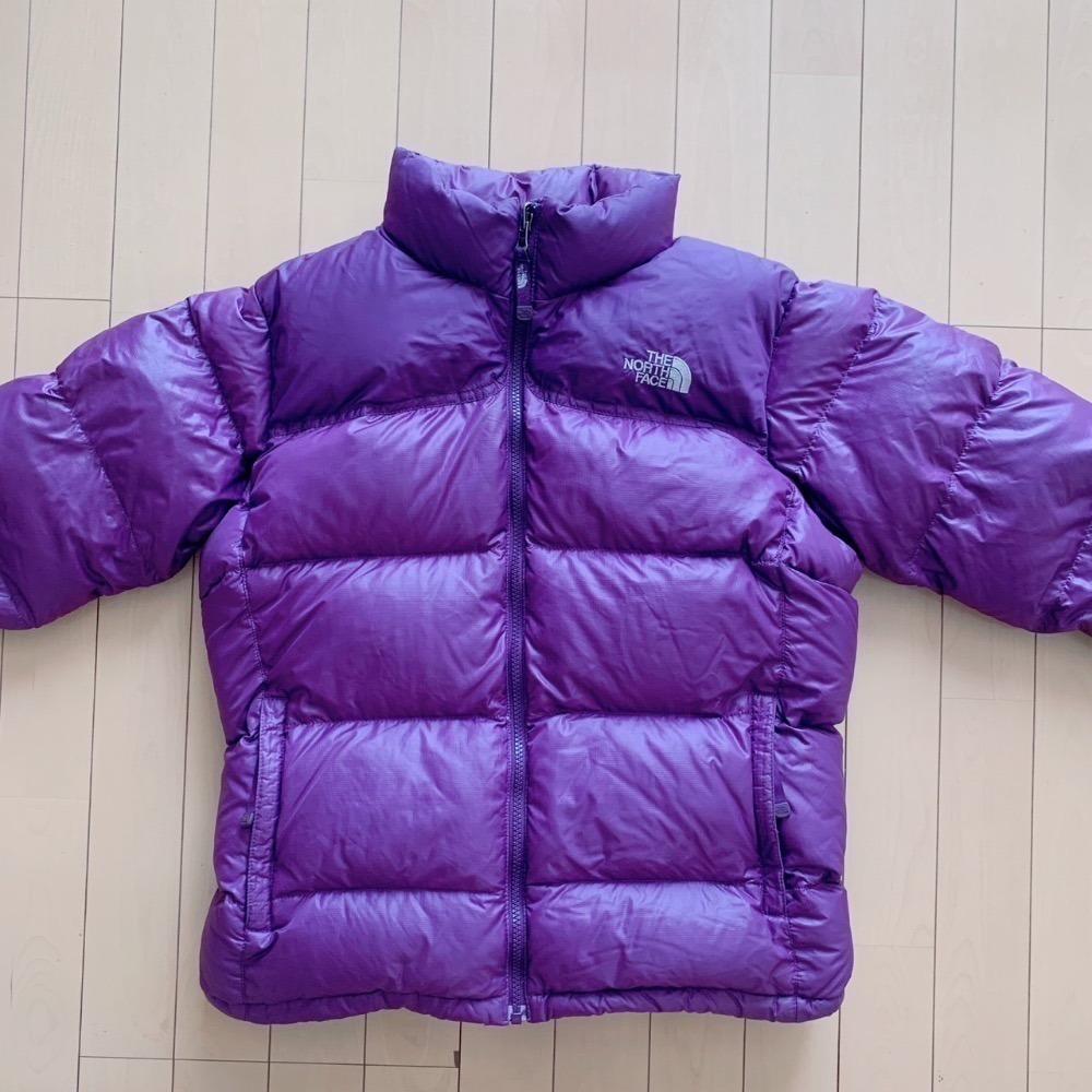 パープル 【大人気!】ノースフェイス 紫 L 700フィル Nuptse ヌプシ