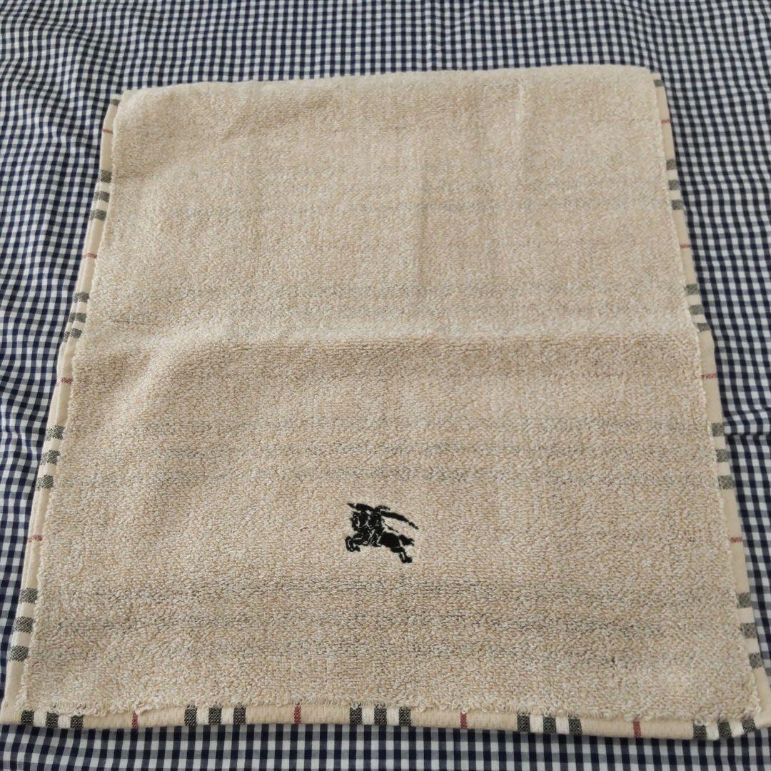 未使用★BURBERRY★チェック 無地 フェイスタオル2枚ウォッシュタオル1枚