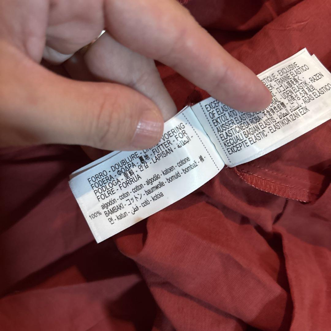 ZARA♡新品♡コットン100♡楽ちん赤オレンジ キャミソール